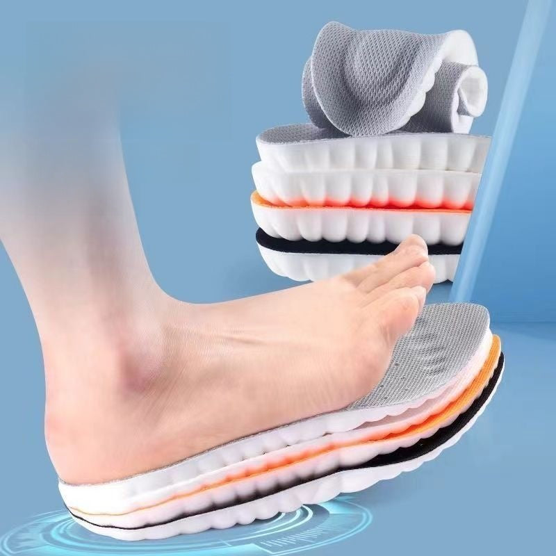 Comfort Gel Massage Insoles with Arch Support
